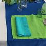 Lario Marine Linen Table Cloth, Runner, Placemats & Napkins 