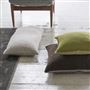 Fontenoy Chalk & Silver Boucle Decorative Pillow