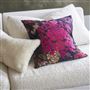 Coussinen lin/coton Tarbana Amethyst 
