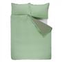 Biella Pale Jade & Olive Superking Duvet Cover