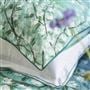 Indian Blossom Cerulean Cotton Bed Linen