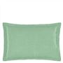 Biella Pale Jade & Olive Oxford Pillowcase