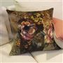 Coussin en velours Minakari Rosewood