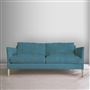 Milan 2.5 Seat Sofa - Natural Legs - Brera Lino Ocean