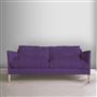 Milan 2.5 Seat Sofa - Natural Legs - Brera Lino Violet