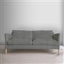 Milan 2.5 Seat Sofa - Natural Legs - Brera Lino Zinc