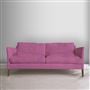 Milan 2.5 Seat Sofa - Walnut Legs - Brera Lino Peony