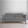 Milan 2.5 Seat Sofa - Walnut Legs - Brera Lino Zinc