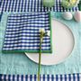 Saliya Cobalt Runner, Placemats & Napkins 