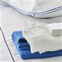 Astor Filato Cobalt Pillowcases & Flat Sheets