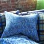 Bandipur Azure Cotton/Linen Cushion