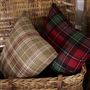 Hardwick Plaid Woodland Cushion
