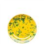 Green & Yellow Splatterware Salad Plate