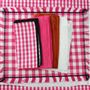 Saliya Fuchsia Runner, Placemats & Napkins 