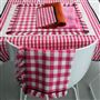 Saliya Fuchsia Runner, Placemats & Napkins 