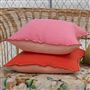 Coussin Brera Lino Hibiscus & Peach Linen 