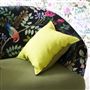 Brera Lino Lime & Moss Linen Cushion