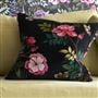 Porcelaine De Chine Velours Noir Cushion