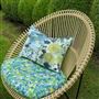 Outdoor Japonaiserie Azure Cushion