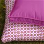 Outdoor Jaal Fuchsia Box Cushion 