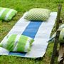 Saliya Outdoor Cobalt Runner Rug