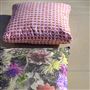 Outdoor Jaal Fuchsia Box Cushion 