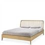 Oak King Size Spindle Bed