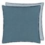 Brera Lino Midnight & Chambray Cushion