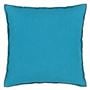 Brera Lino Indian Ocean & Teal Cushion 