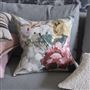 Coussin Tapestry Flower Eau De Nil 