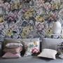 Coussin Tapestry Flower Eau De Nil 