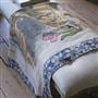 Flower Vase Parchment Throw