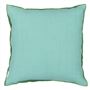 Brera Lino Emerald & Capri Cushion - Reverse