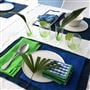 Lario Midnight Linen Placemats & Napkins