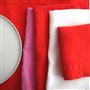 Lario Pimento Linen Placemats & Napkins