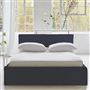 Square Loose Bed Low - Single - Rothesay - Denim - Beech Leg