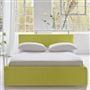 Square Loose Bed Low - Single - Brera Lino - Alchemilla - Walnut Leg