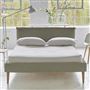 Pillow Low Bed - Double - Brera Lino Pebble - Beech Leg