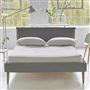 Pillow Low Bed - Double - Cassia Zinc - Beech Leg