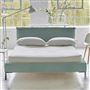 Pillow Low Bed - Double - Brera Lino Celadon - Metal Leg