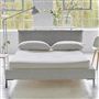 Pillow Low Bed - Double - Brera Lino Graphite - Metal Leg