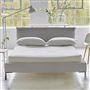 Pillow Low Bed - Double - Brera Lino Platinum - Metal Leg