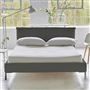 Pillow Low Bed - Double - Rothesay Zinc - Metal Leg