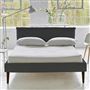 Pillow Low Bed - Double - Cassia Granite - Walnut Leg