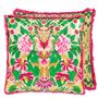 Ikebana Damask Fuchsia Cushion