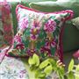 Coussin Ikebana Damask Fuchsia 