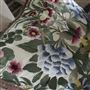 Ikebana Damask Cameo Embroidered Cushion