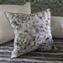 Kyoto Flower Slate Cotton Cushion