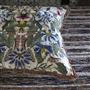 Ikebana Damask Cameo Decorative Pillow