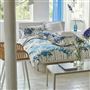 Kyoto Flower Indigo Cotton Pillowcases